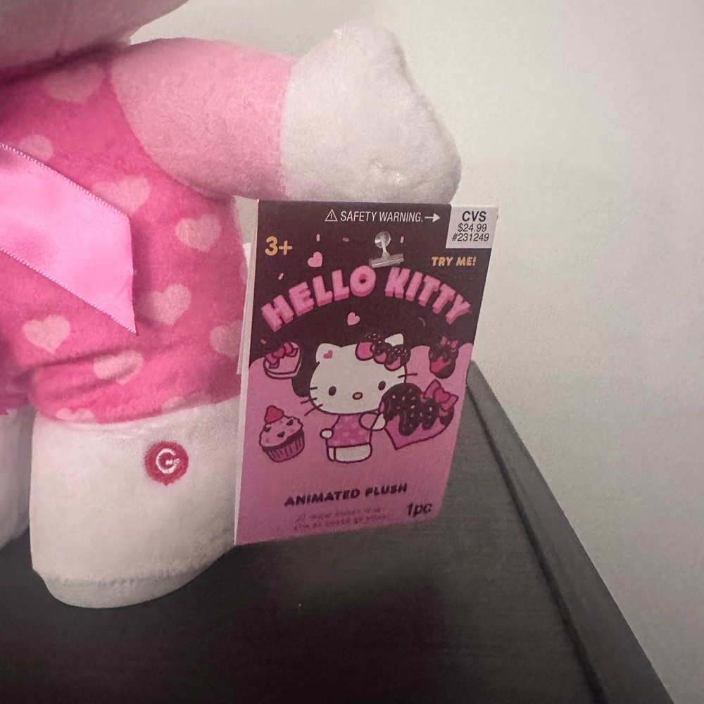 Hello Kitty Happy Shuffle Pink Hearts - Animated - Picture 5 of 6